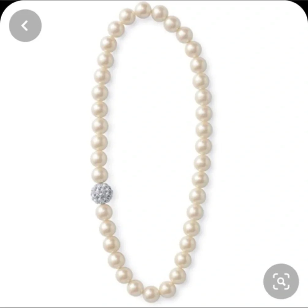 Stella & Dot Girls Pearl Stretch Necklace​​​​​​​​
